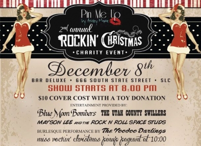 Pin Me Up’s 2nd Annual Rockin’ Christmas Charity Event 12.08